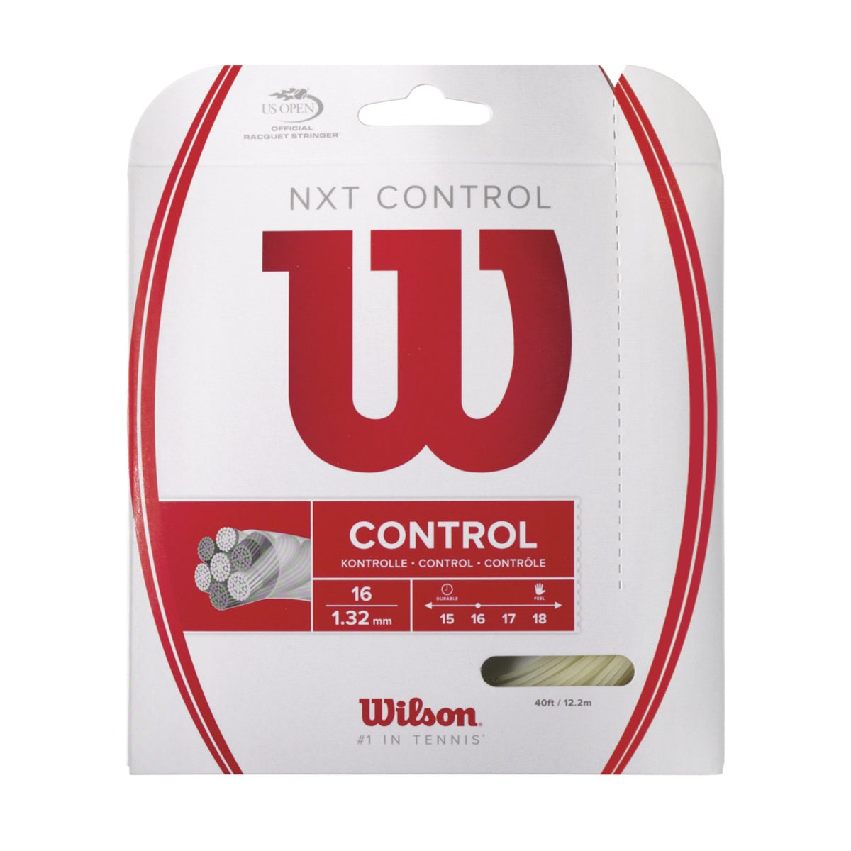 Corda Ténis Wilson NXT Control 12.2m 1.32 mm Transparente