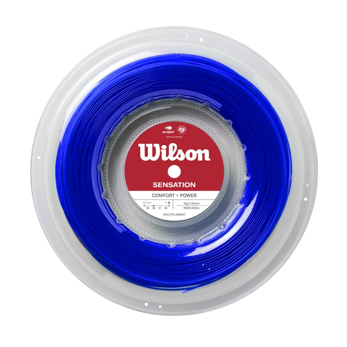 Corda de Ténis Wilson Sensation Azul 1.30mm 200m Azul