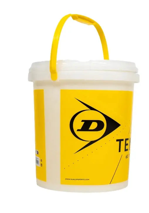 Cubo Pelotas Dunlop Capacidad 60 con Tapa