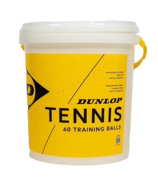 Cubo Pelotas Dunlop Capacidad 60 con Tapa