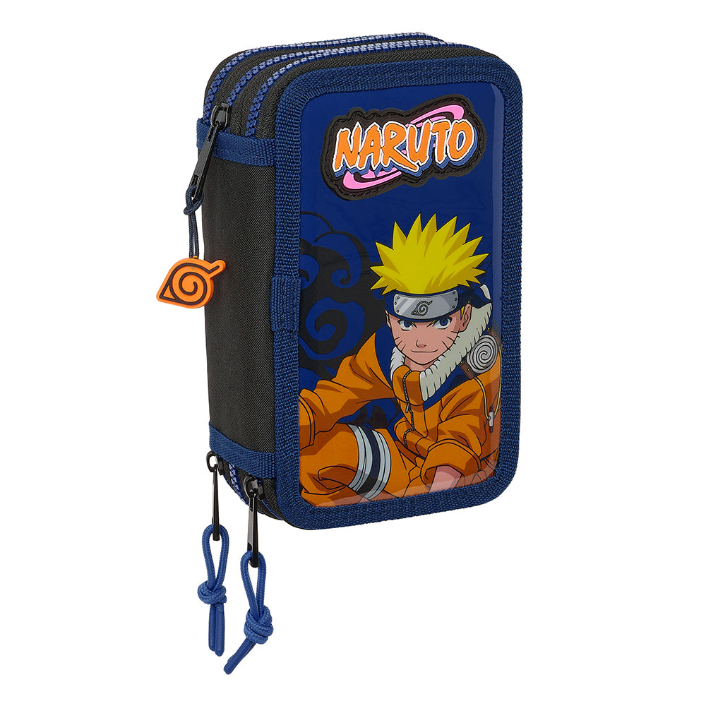Triple Pencil Case 36 Pieces Naruto Ninja