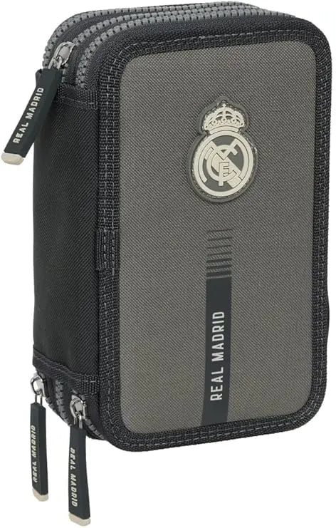 Estojo Escolar Triplo Real Madrid 3.º Equipamento 24/25 37 Peças