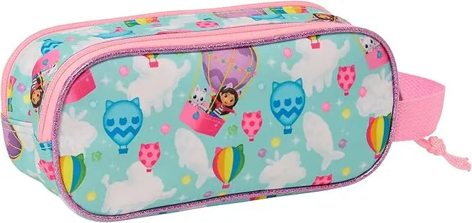 Estojo Duplo 3D Gabby's Dollhouse Safta