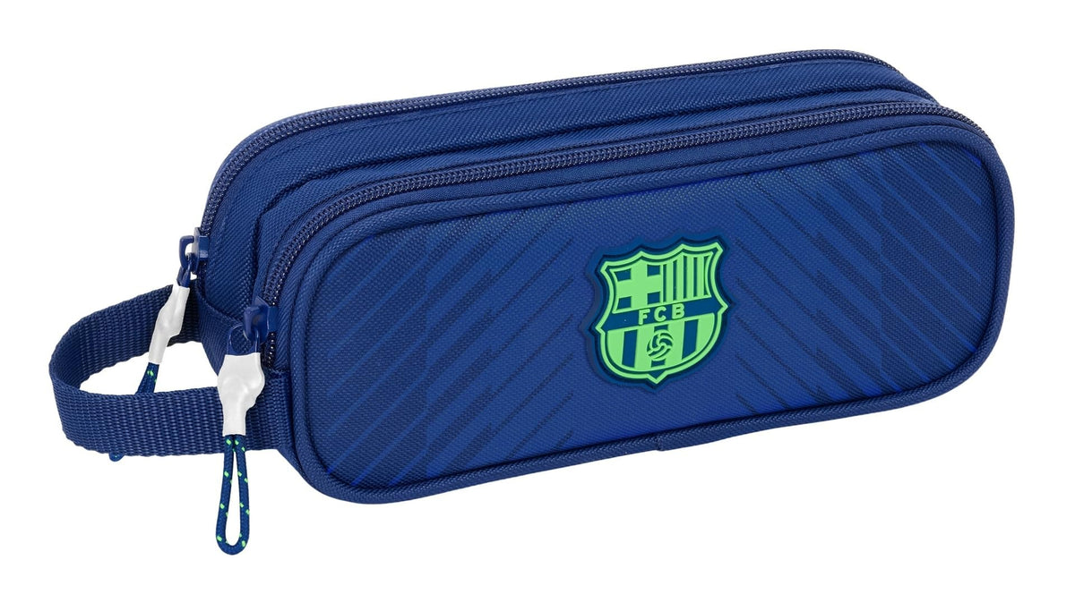 F.C. Barcelona Navy Blue Double Pencil Case