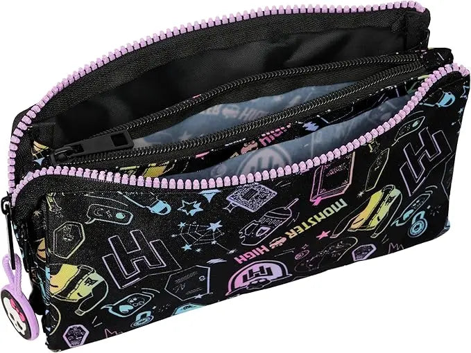 Estojo Triplo Monster High