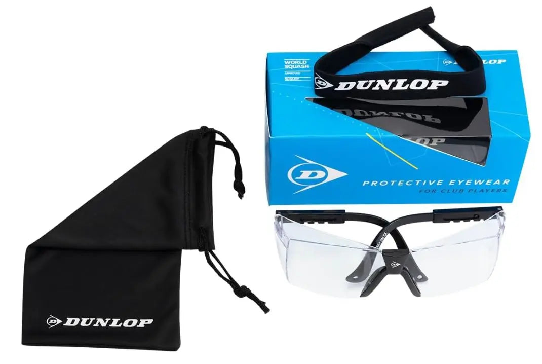 Óculos de Squash Dunlop Protective Eyewear Club Preto