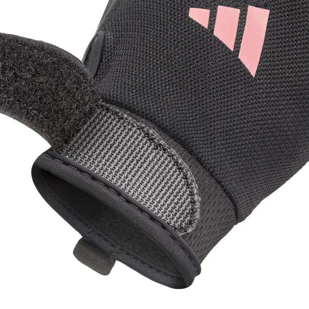 Guantes Entrenamiento adidas Essential Aeroready Negro/Rosa