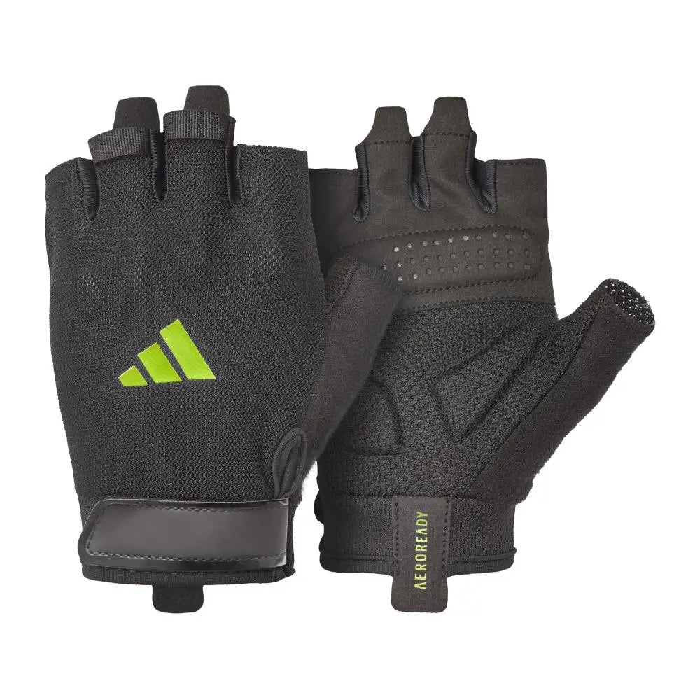 Guantes Entrenamiento adidas Essential Aeroready Negro/Verde