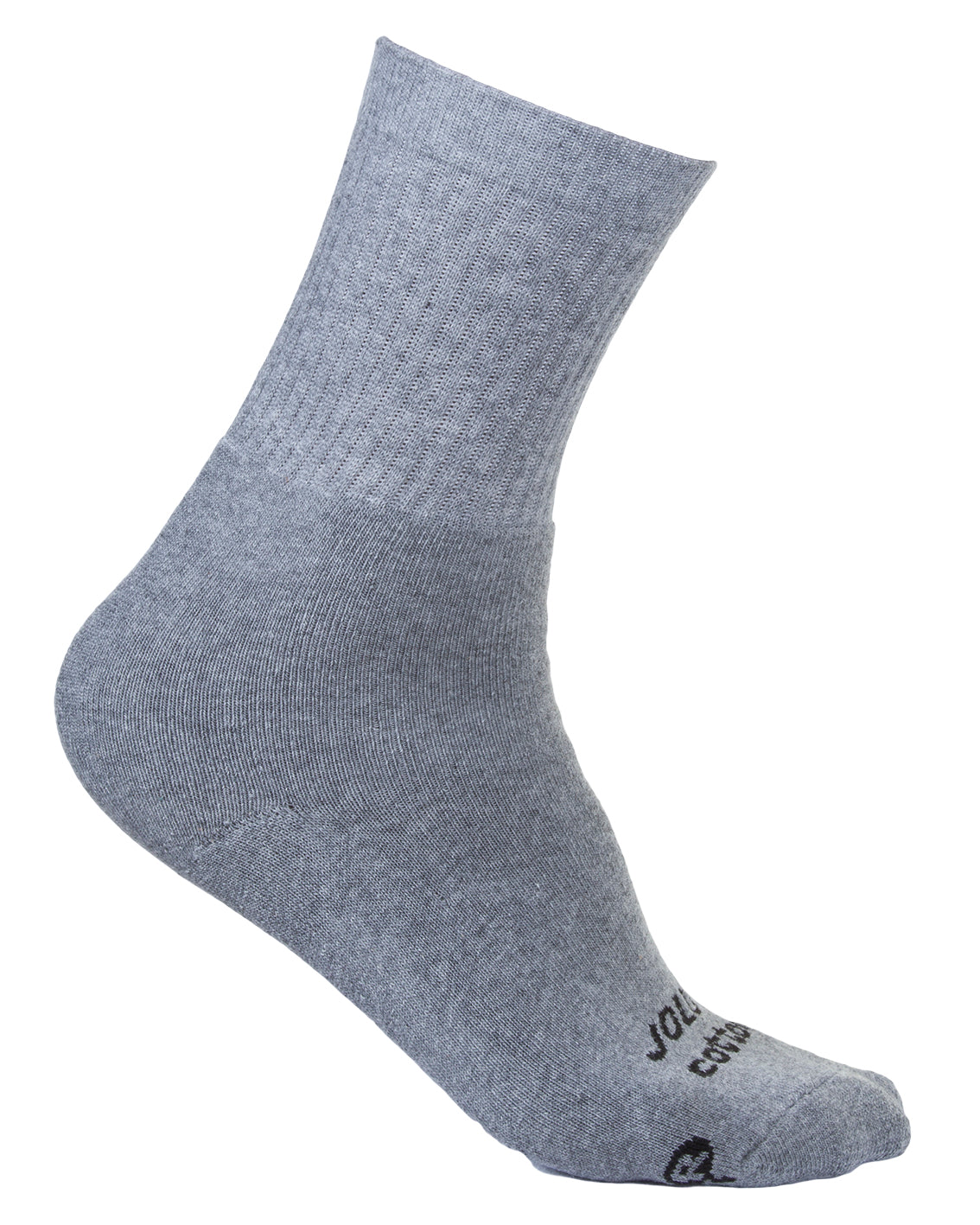 Joluvi Meias Algodão Cotton Plus 2 Pares Cinzento