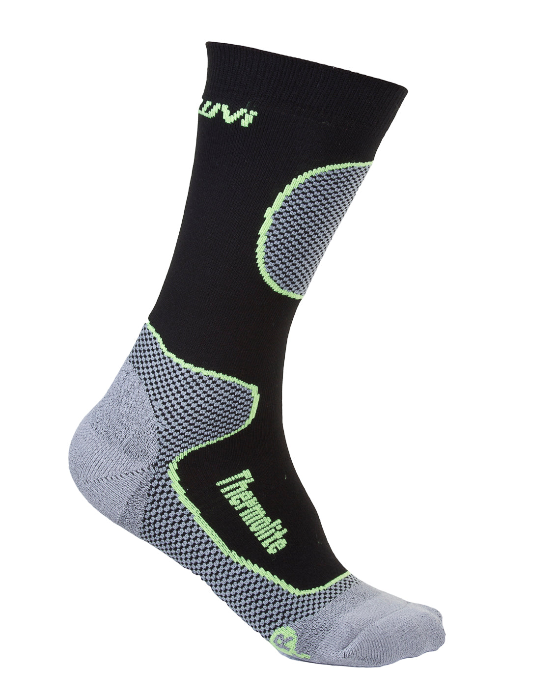 Joluvi Meias Thermolite Trekking 2 Pares Preto/Cinzento