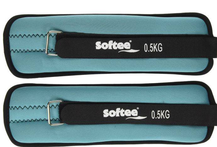 Conjunto de 2 Pesos de Tornozelo e Pulso Softee 500 gr