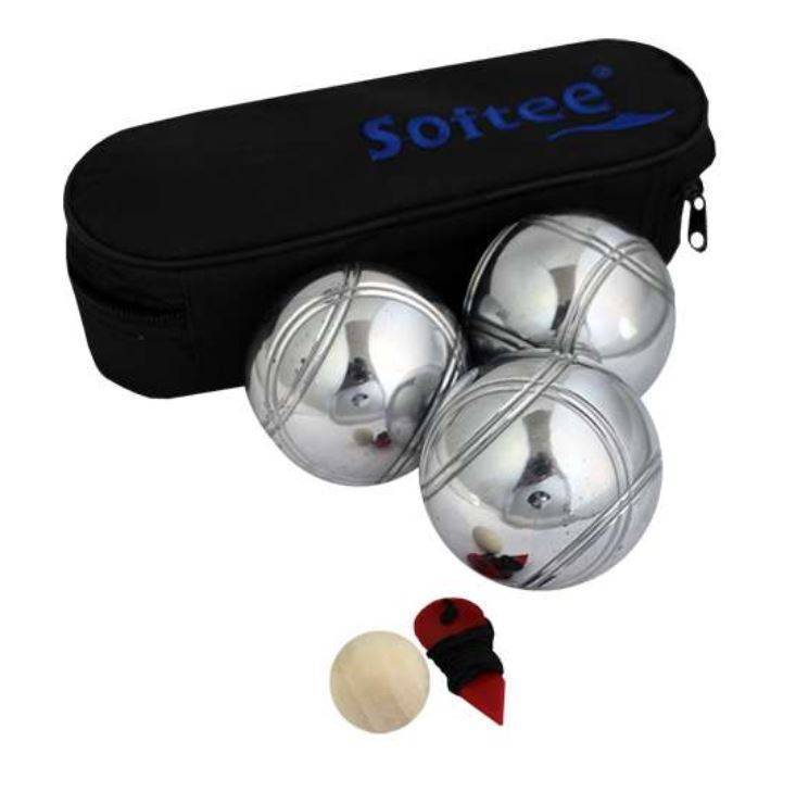 Jogo de Petanca Profissional Conjunto de 3 Bolas 0 Linhas