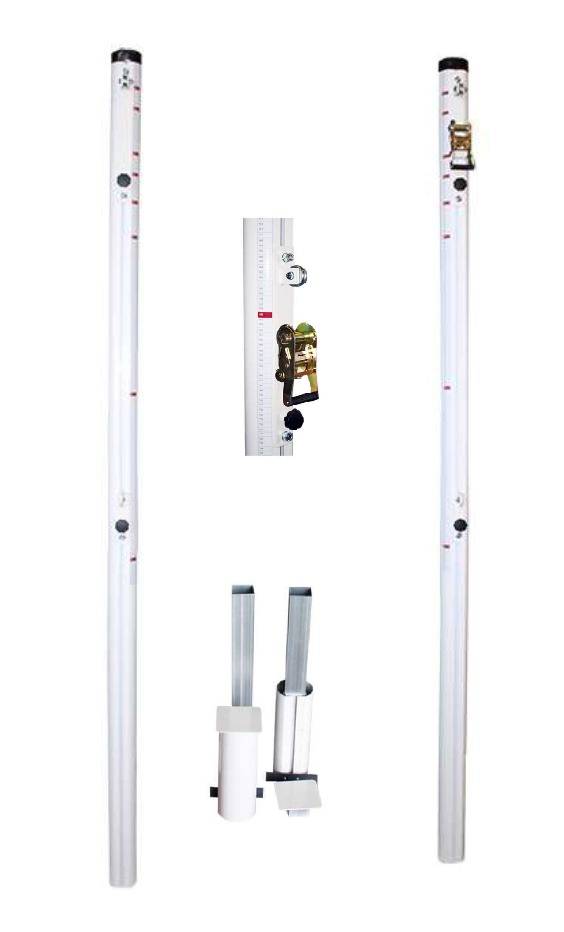 Juego Postes MULTIALTURAS Aluminio Tubo 90 mm Fijos