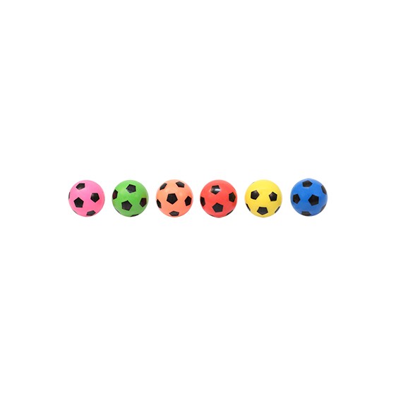 Lote de 5 Bolas Saltitonas de Futebol 3.2cm