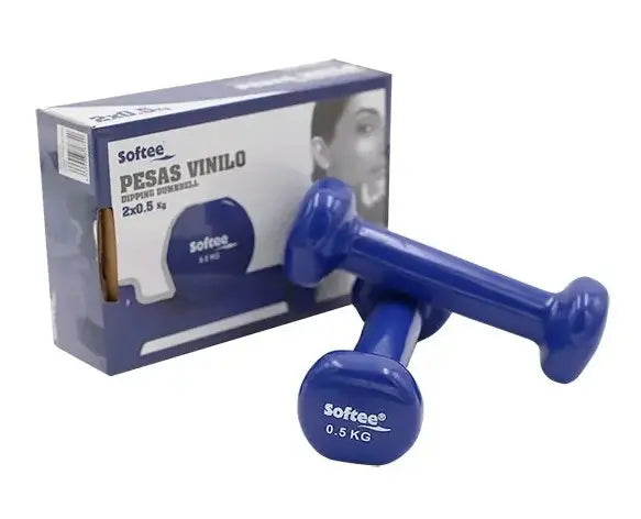 Halteres de Vinil Conjunto de 2 pesos de 0,5 kg