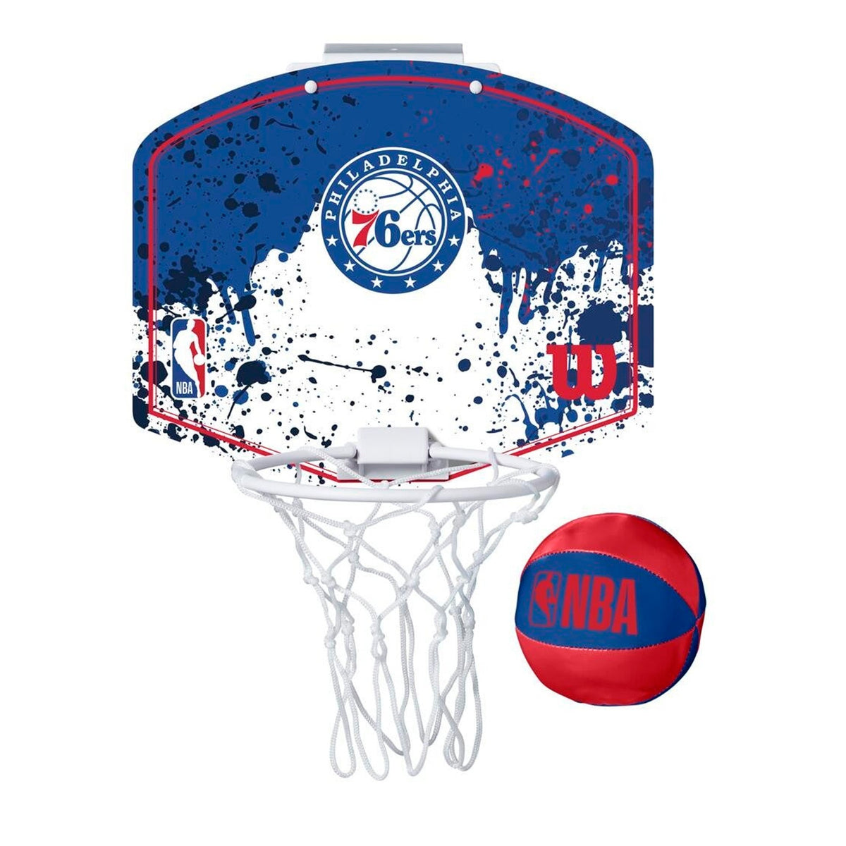 Mini Cesto Wilson NBA Team Mini Hoop Philadelphia 76Ers