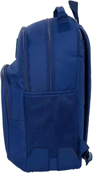 FC Barcelona Navy Blue Double Backpack Adaptable to Trolley