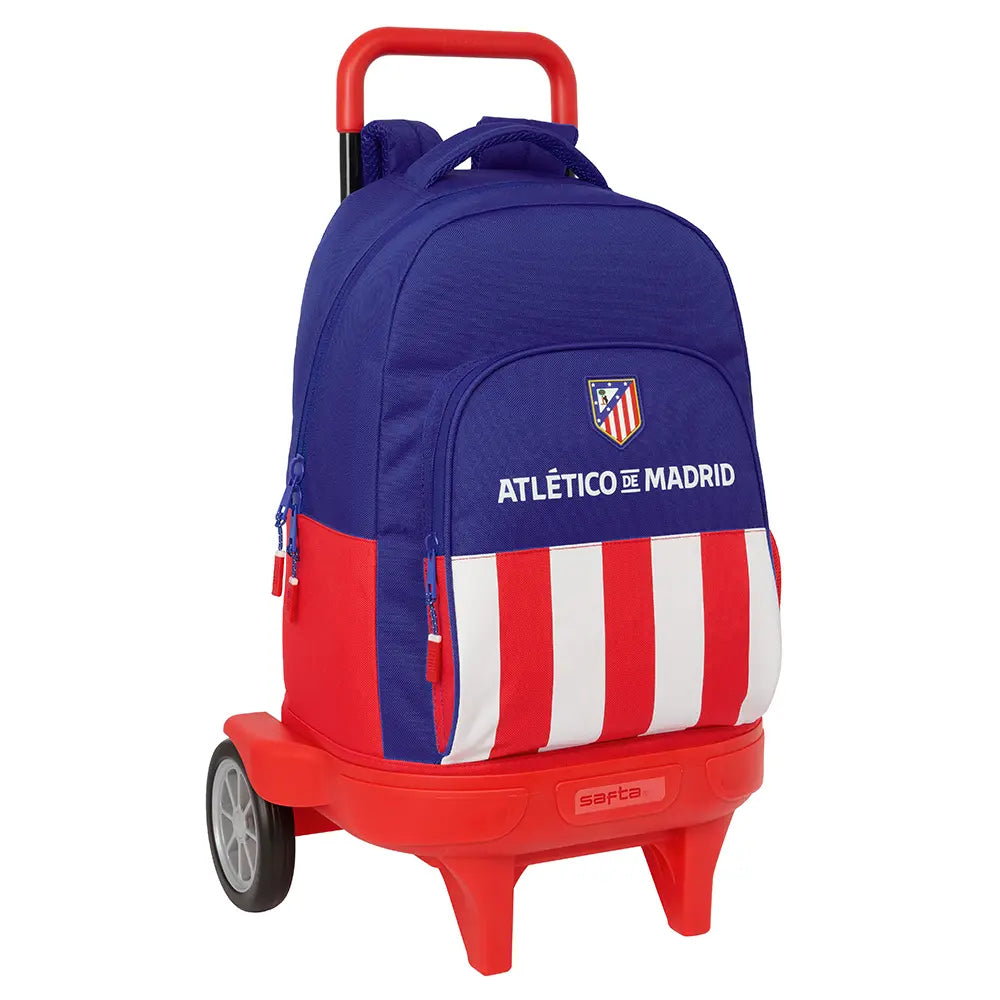 Safta large Atlético de Madrid wheeled backpack