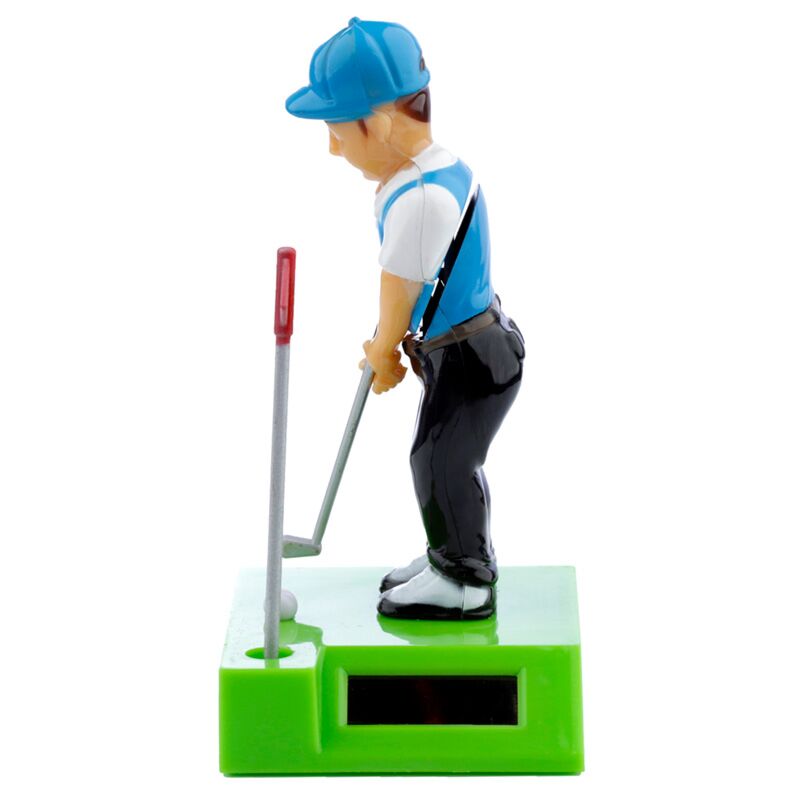 Solar Powered Golf Player Doll