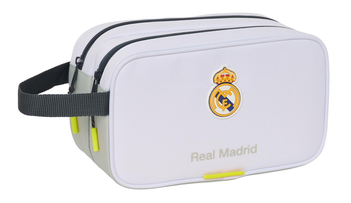 Real Madrid 25/26 Kit Double Zip Toiletry Bag, Trolley Adaptable