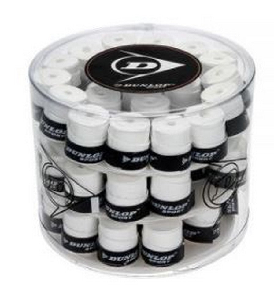 Overgrips Dunlop TOUR DRY Cubo 60 Branco