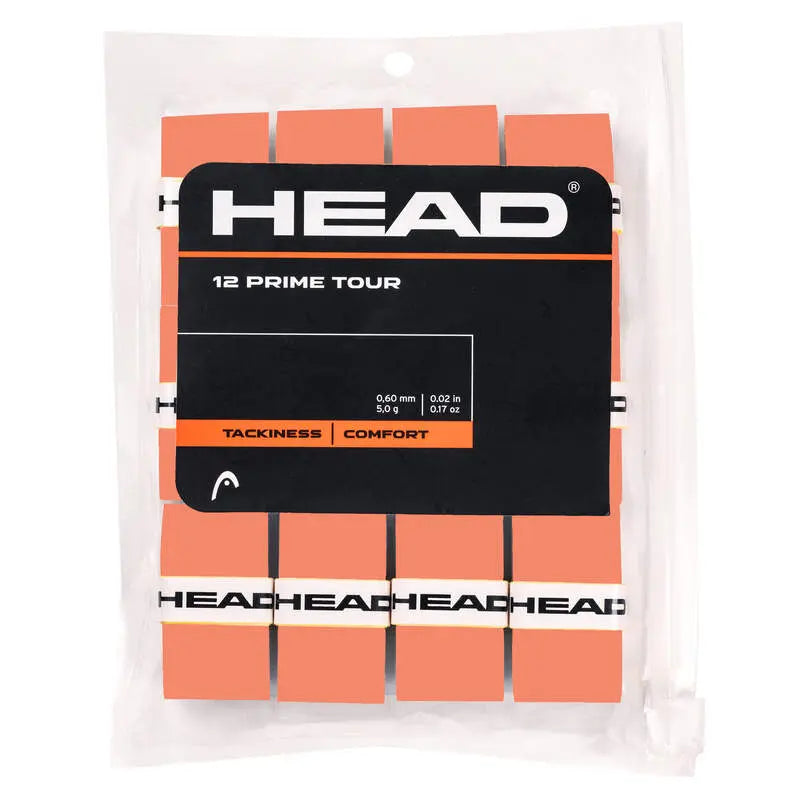Overgrips Head Prime Tour Blíster 12 Unidades Salmón