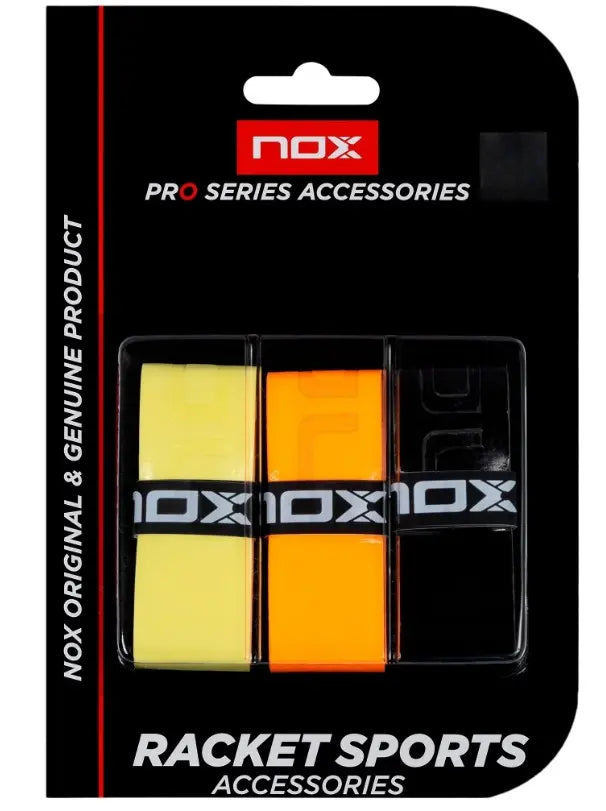 Overgrips Pádel Nox Pro Blíster 3u Neón