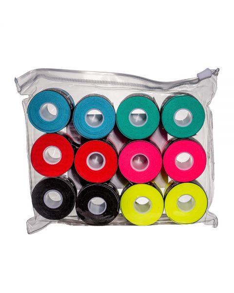 ShockOut Premium Grip & Comfort Overgrips x12 Multicolor Perforated