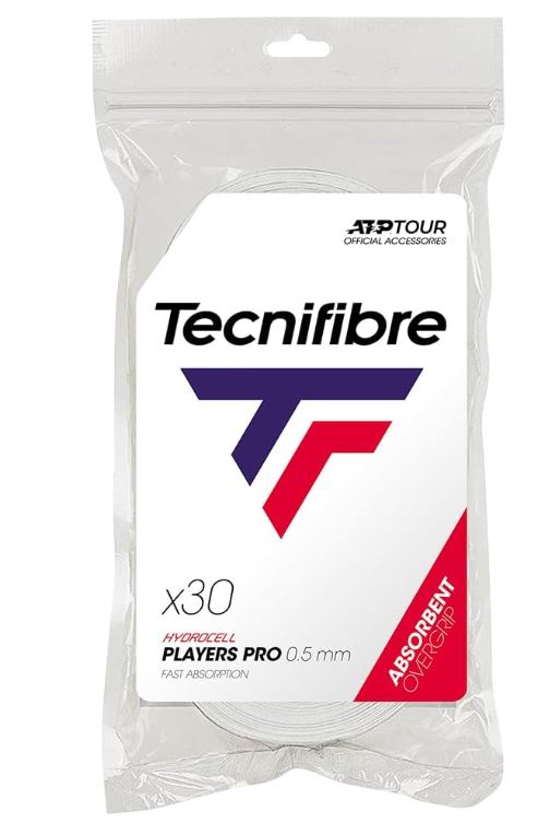 Tecnifibre Pro Players ATP Tour 30-Pack Overgrips White