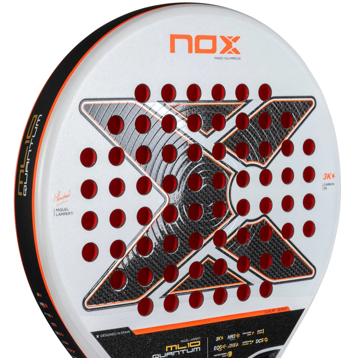 Pala Pádel Nox ML10 Quantum 3K Miguel Lamperti 2025