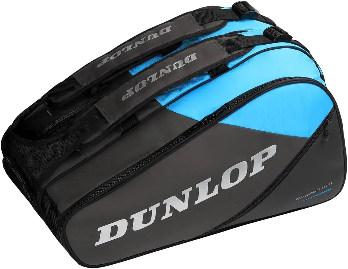Mala de Padel Dunlop Fx Performance Preto/Ciano/Cinzento