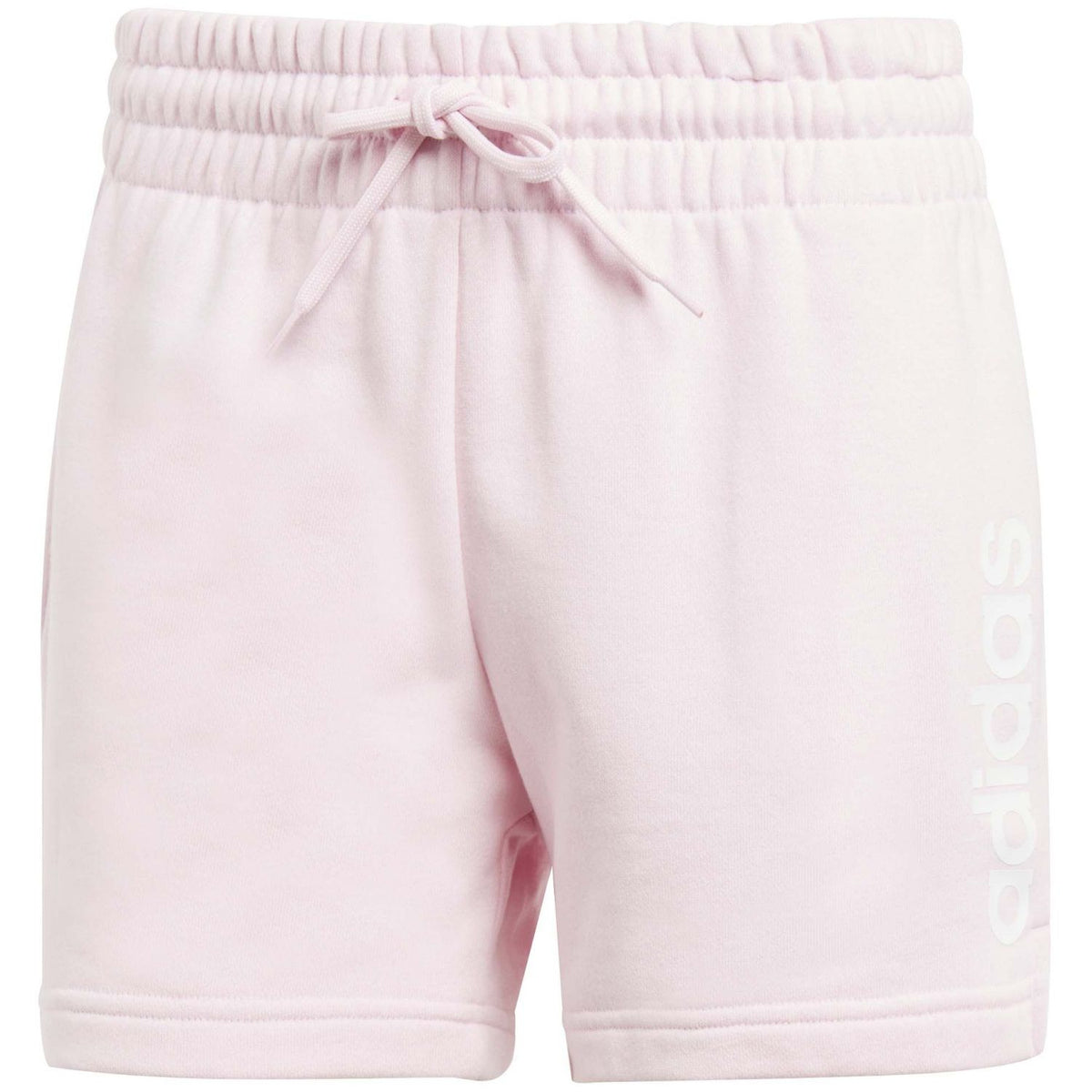 Calções adidas Mulher Algodão Rosa/Branco
