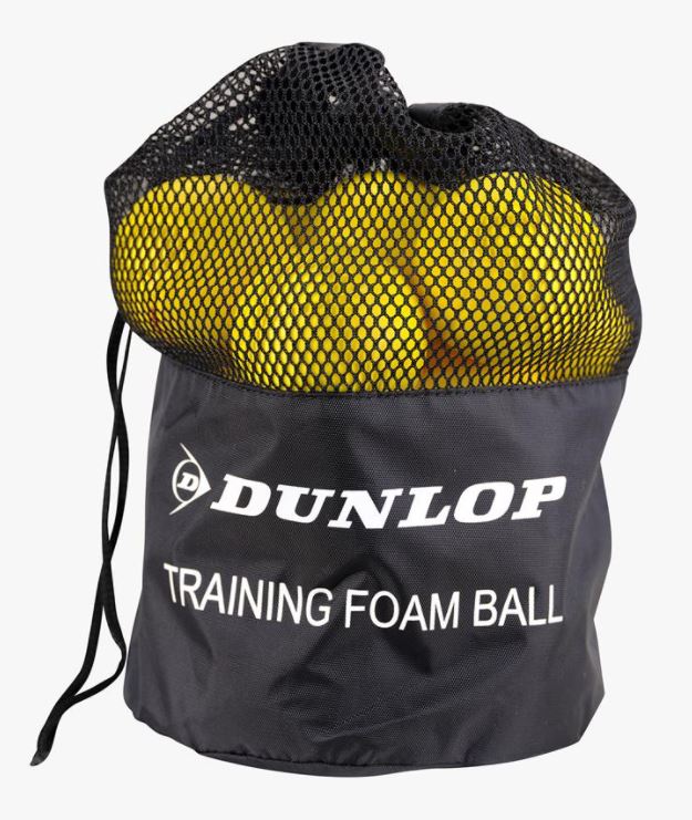 Dunlop Training Foam Balls, 12-Pack