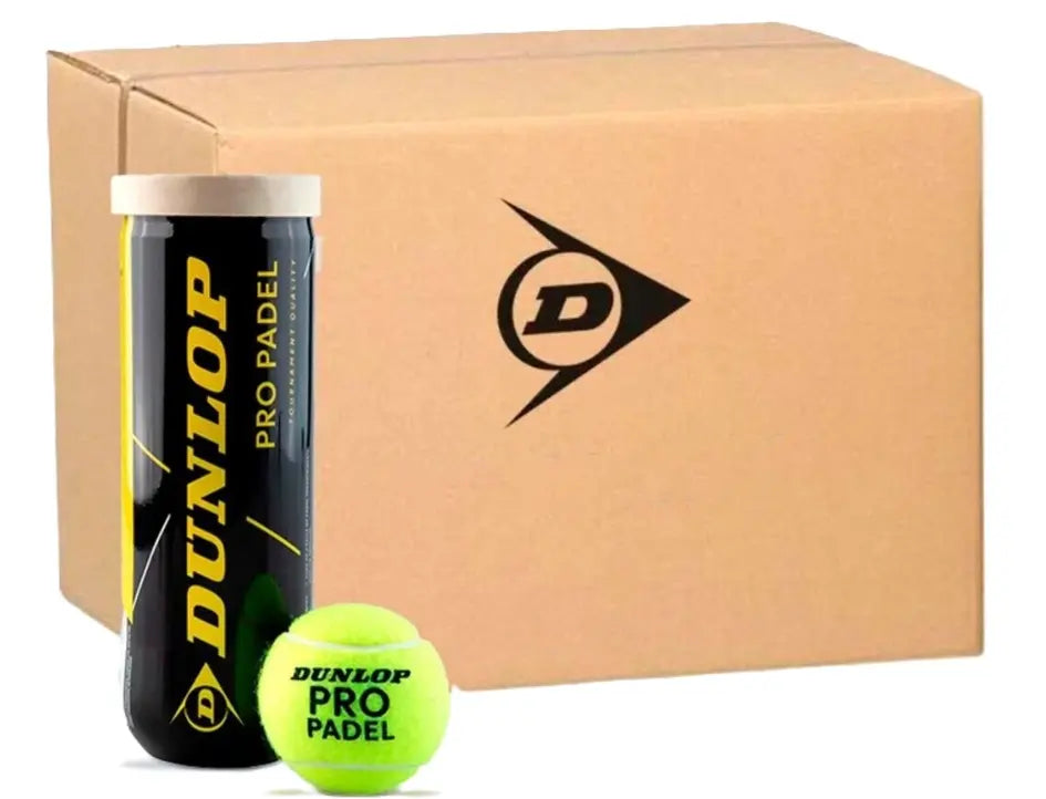 Dunlop PRO Padel Balls 24 Tins of 3 Balls