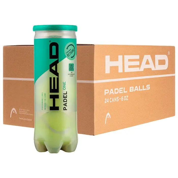 Bolas de Padel Head Padel One Caixa 24 Latas de 3 bolas