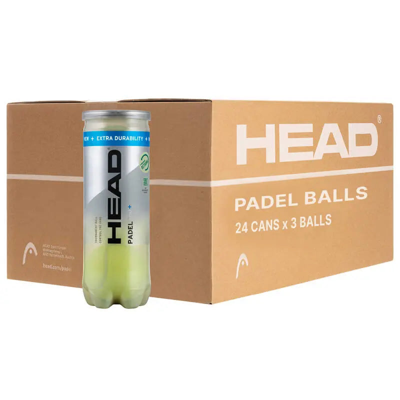 Pelotas Pádel Head Pádel Pro+ 24 Botes de 3 Pelotas