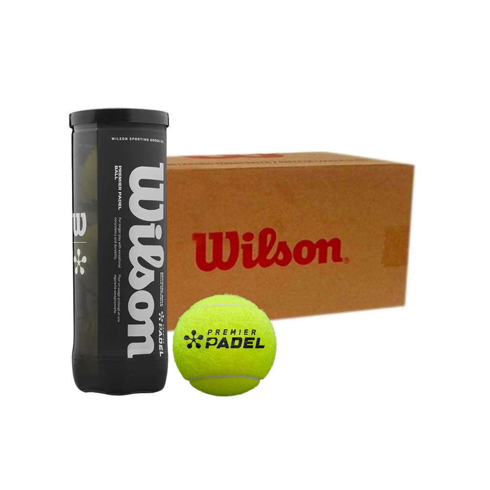 Wilson Premier Padel Balls Case 24 Cans of 3 Balls