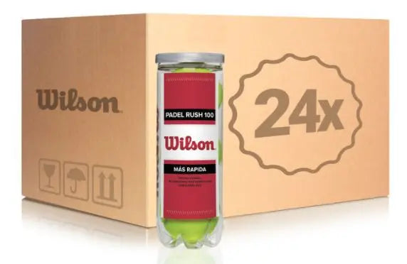 Pelotas Pádel Wilson RUSH 100 B3 24 Bote 3 pelotas