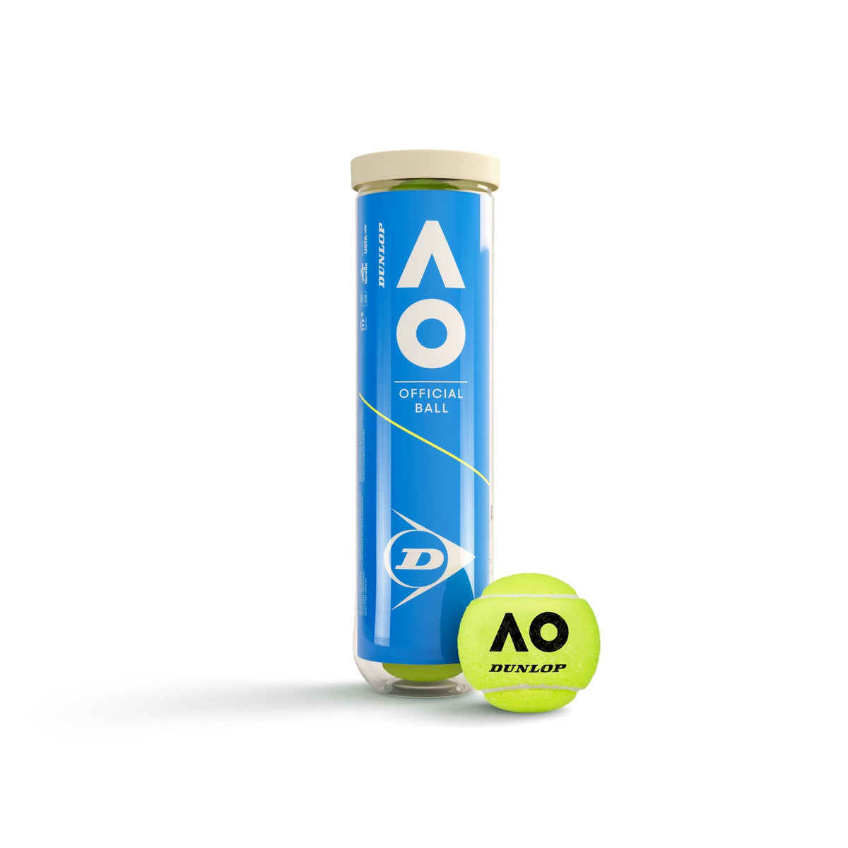 Bolas de Ténis Dunlop AUSTRALIAN OPEN B4 1 Tubo 4 bolas