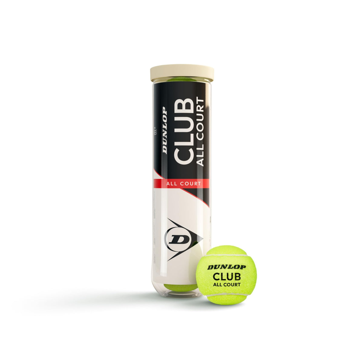 Tennis Balls Dunlop CLUB All Court B4 1 Can of 4 balls