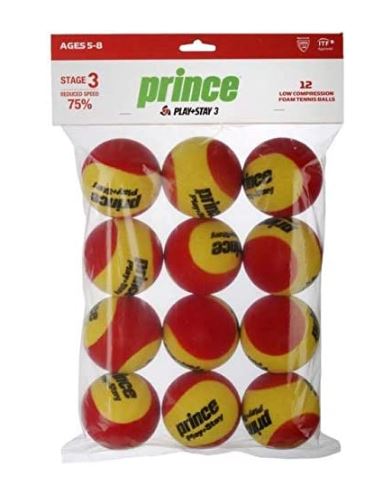 Bolas Ténis Prince Stage 1 Pack 12 bolas