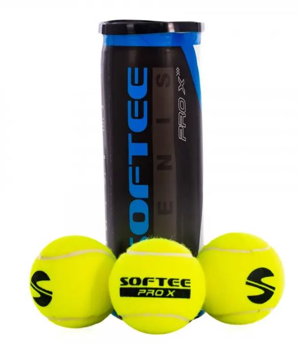 Bolas de Ténis Softee PRO X 1 Tubo de 3 bolas