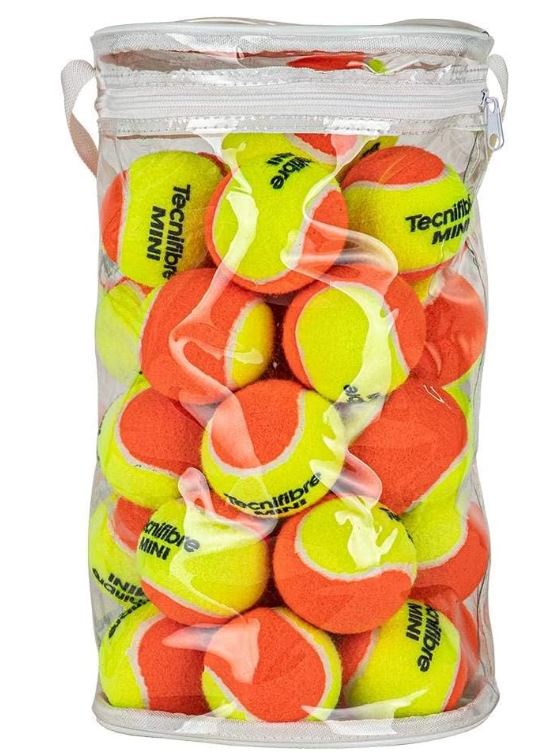 Bolas de Ténis Tecnifibre Mini Ténis Pack 36 bolas