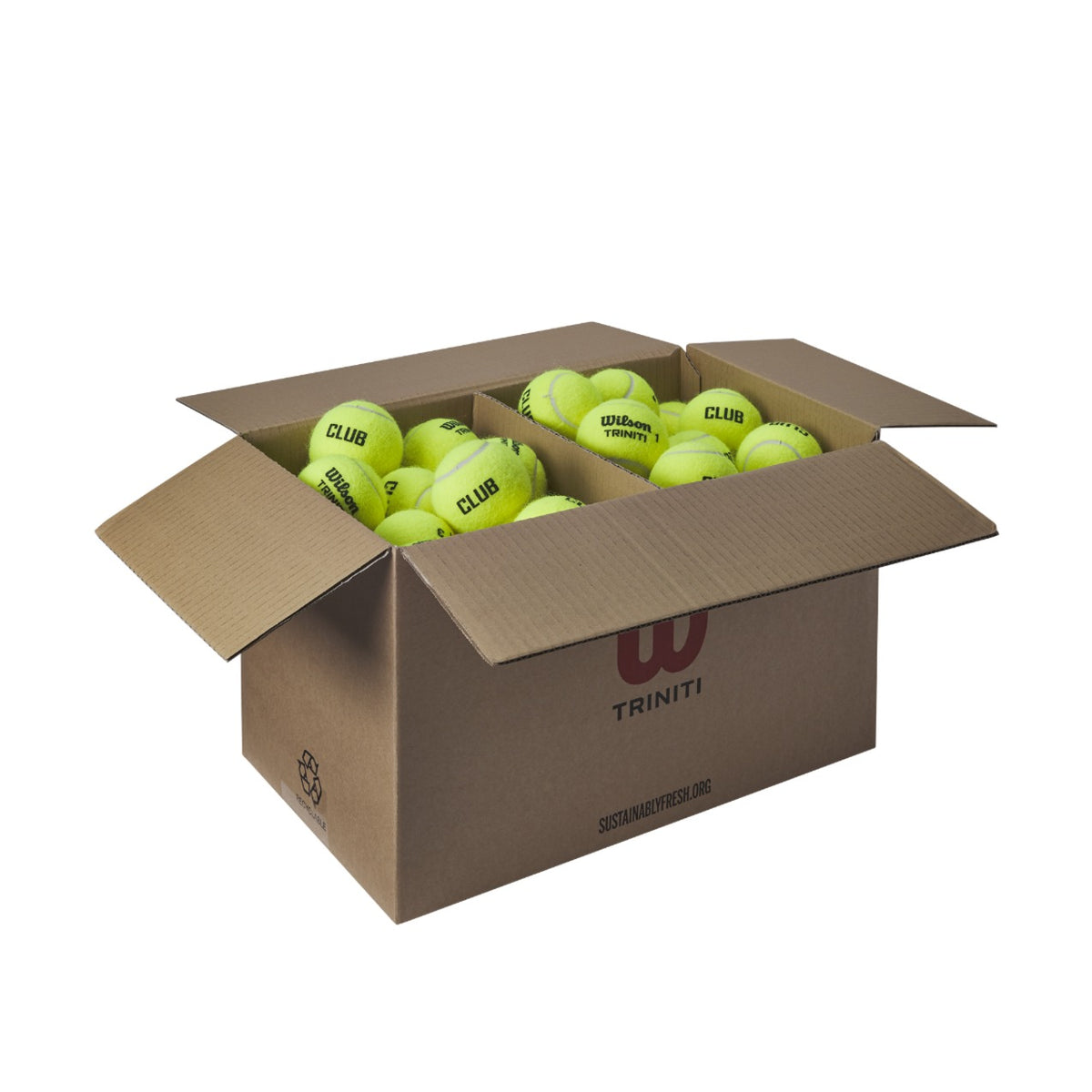 Wilson Triniti Club Tennis Balls Box 72 Balls