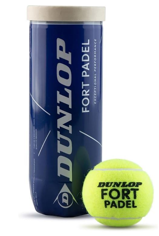 Pelotas de Pádel Dunlop FORT Pádel 1 Bote 3 pelotas