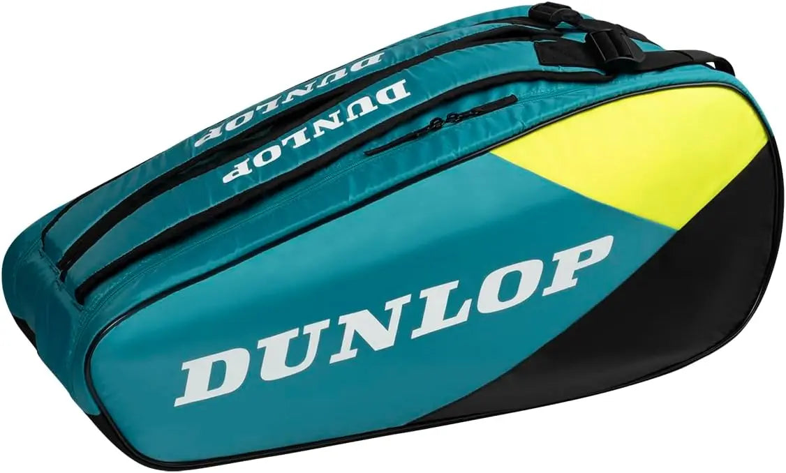 Saco de Ténis Dunlop SX-CLUB 10 Raquetes Verde/Preto/Amarelo