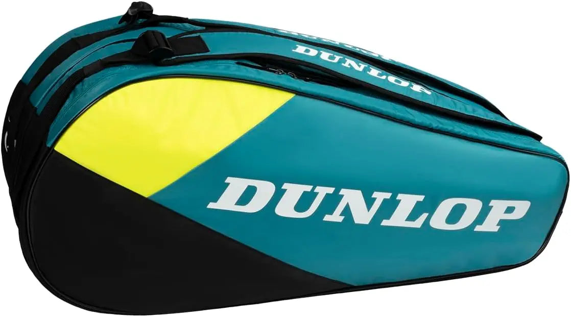 Saco de Ténis Dunlop SX-CLUB 10 Raquetes Verde/Preto/Amarelo
