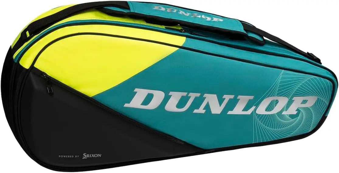 Raquetero Dunlop SX-CLUB 3 Raquetas Verde/Negro/Amarillo