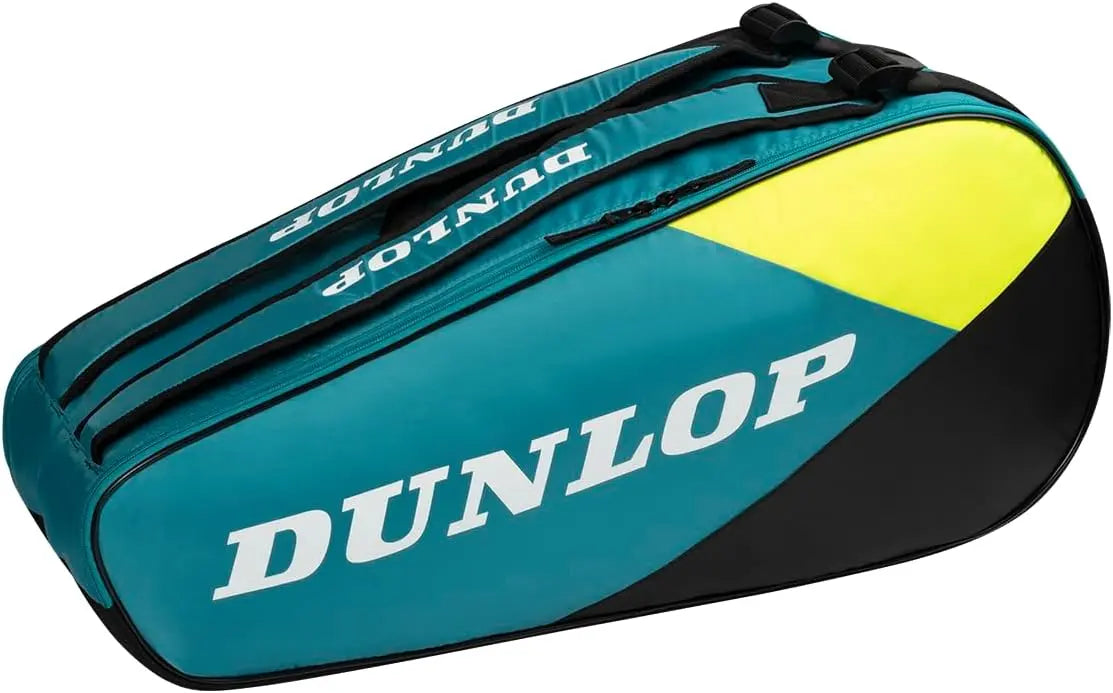 Saco de Raquetes Dunlop SX-CLUB 6 Raquetes Verde/Amarelo/Preto