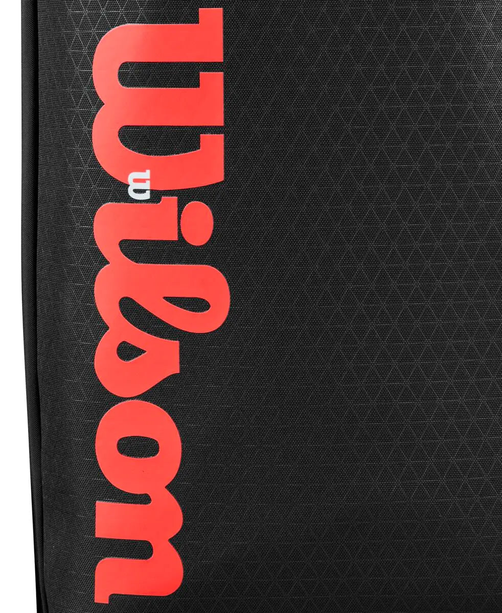 Saco de Raquetes Wilson Clash V3 15 Raquetes Preto/Vermelho